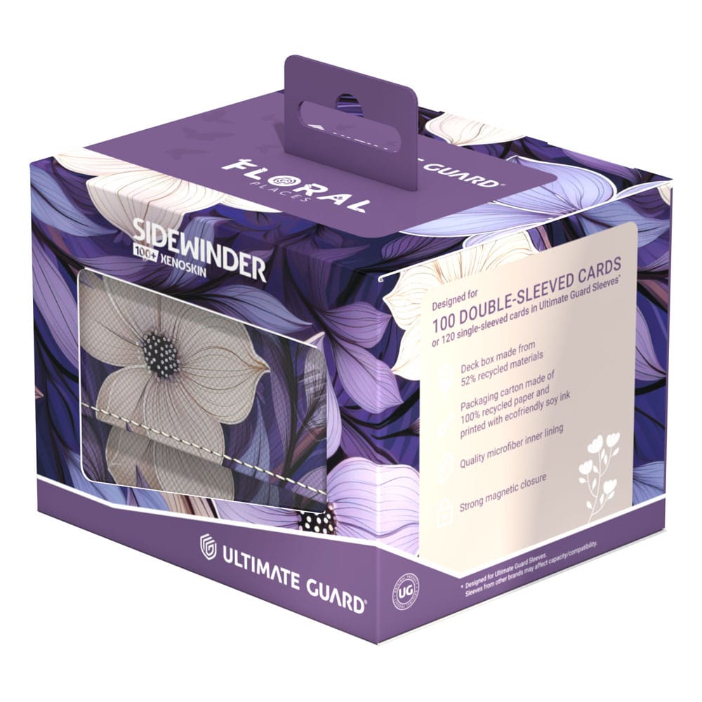 Ultimate Guard Sidewinder 100+ Xenoskin "Floral Places" - Moonlit Glen Image 9