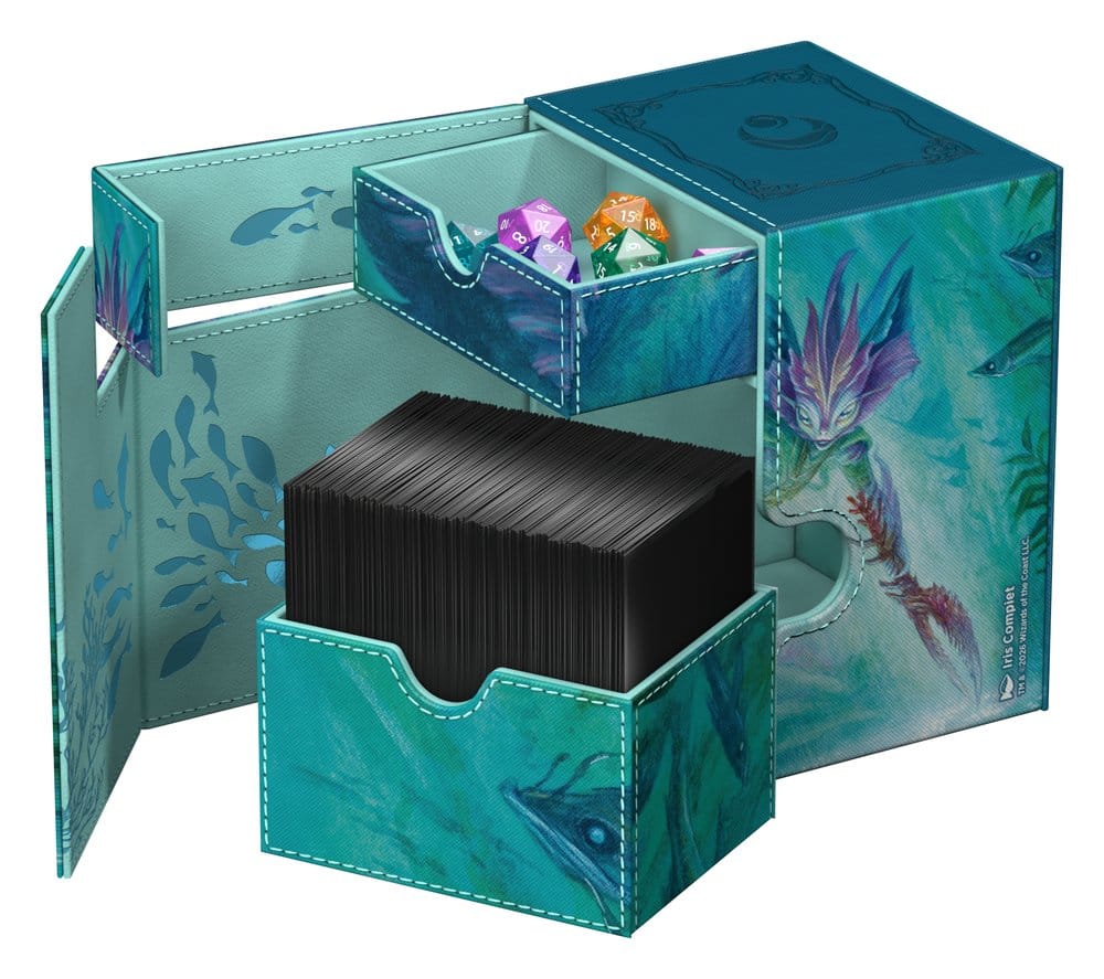 Ultimate Guard Flip'n'Tray 133+ Xenoskin Magic: The Gathering "Lorwyn Eclipsed" - Silvergill Mentor Image 5