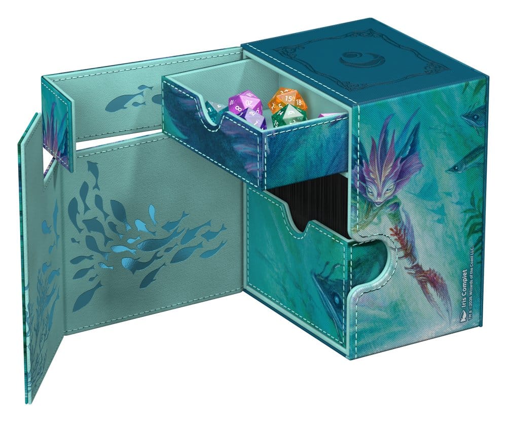Ultimate Guard Flip'n'Tray 133+ Xenoskin Magic: The Gathering "Lorwyn Eclipsed" - Silvergill Mentor Image 6