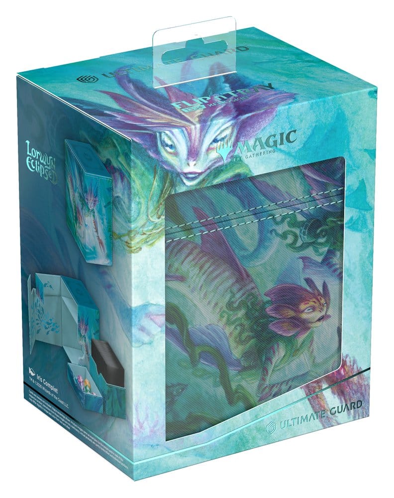 Ultimate Guard Flip'n'Tray 133+ Xenoskin Magic: The Gathering "Lorwyn Eclipsed" - Silvergill Mentor Image 7