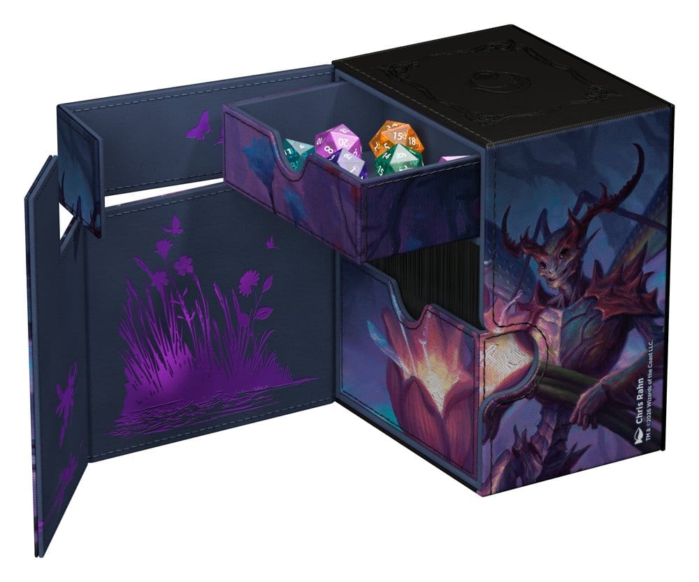 Ultimate Guard Flip'n'Tray 133+ Xenoskin Magic: The Gathering "Lorwyn Eclipsed" - Bitterbloom Bearer Image 6