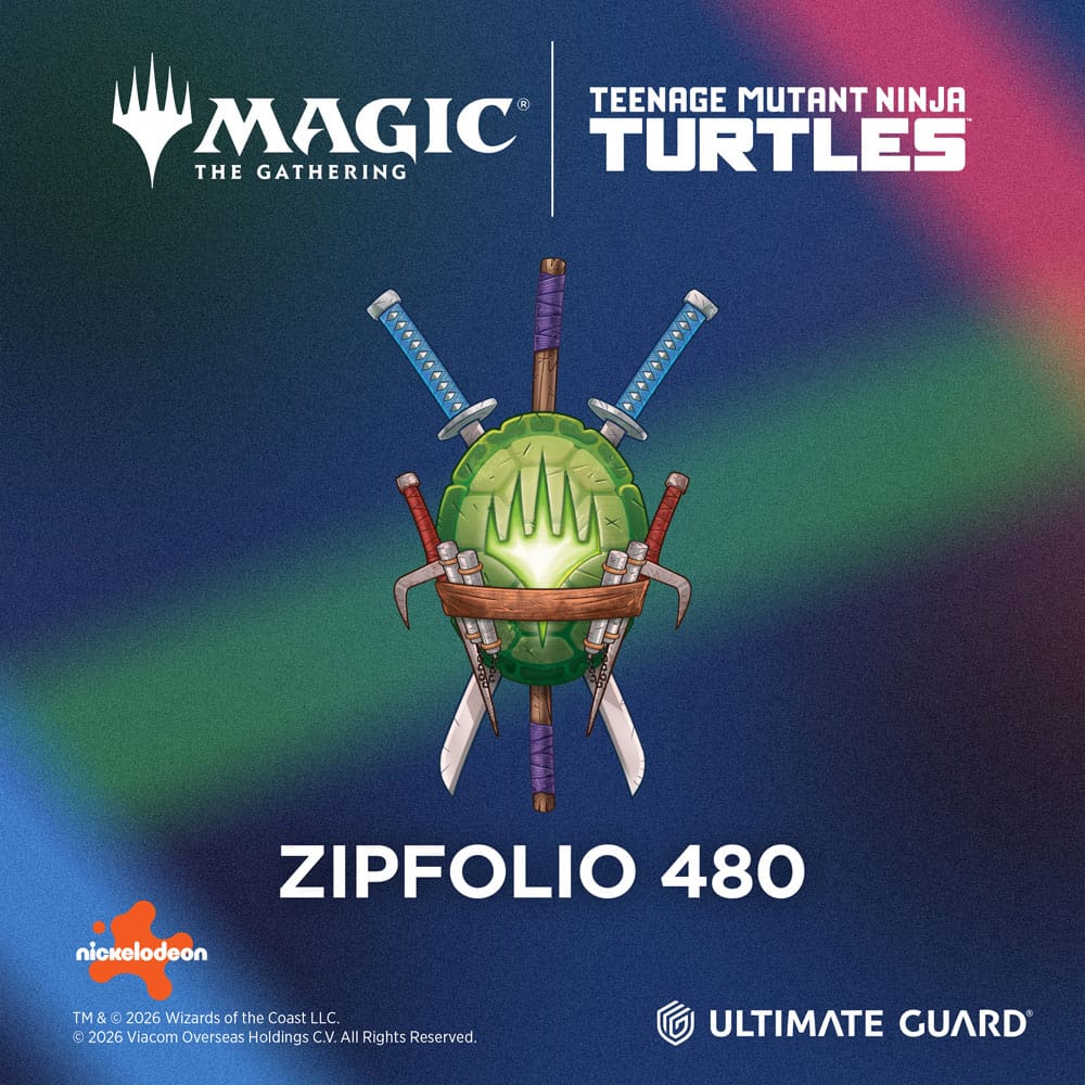 Ultimate Guard Zipfolio 480 Xenoskin Magic: The Gathering | Teenage Mutant Ninja Turtles - Pizza Box Image