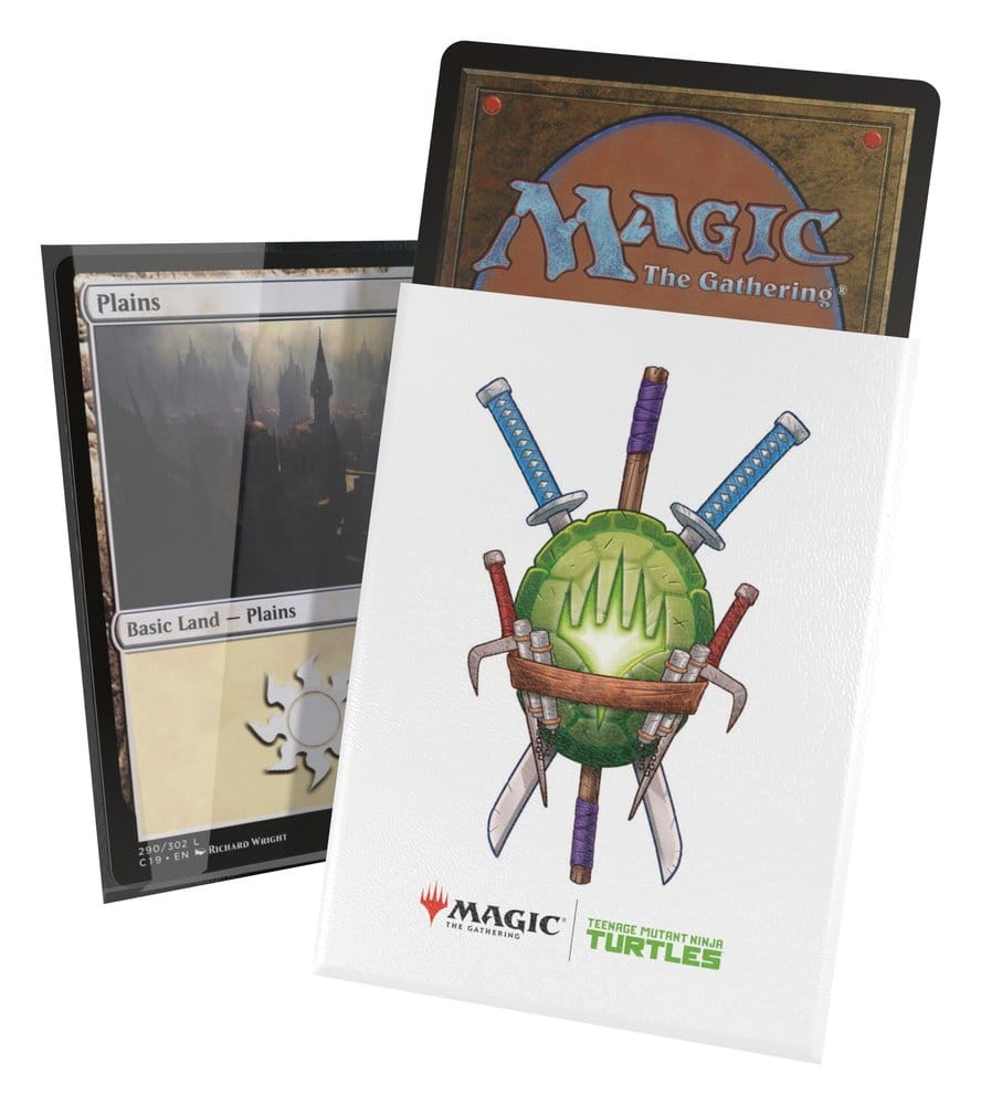 Ultimate Guard Art Sleeves Magic: The Gathering | Teenage Mutant Ninja Turtles - Turtle Planeswalker Symbol Image 6