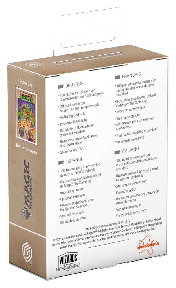 Ultimate Guard Art Sleeves Magic: The Gathering | Teenage Mutant Ninja Turtles - Pizza Box Image 3