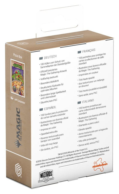 Ultimate Guard Art Sleeves Magic: The Gathering | Teenage Mutant Ninja Turtles - Pizza Box Image 3
