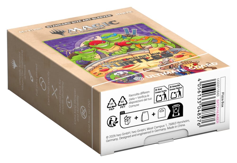 Ultimate Guard Art Sleeves Magic: The Gathering | Teenage Mutant Ninja Turtles - Pizza Box Image 4