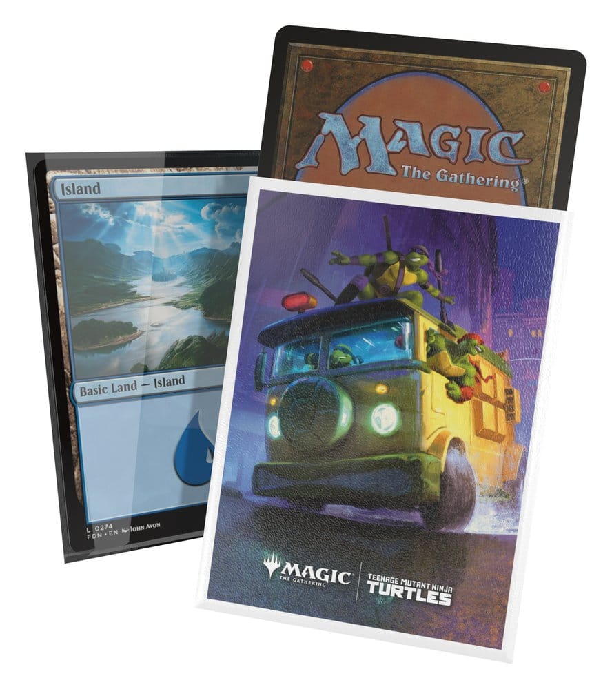 Ultimate Guard Art Sleeves Magic: The Gathering | Teenage Mutant Ninja Turtles - Turtle Van Image 6