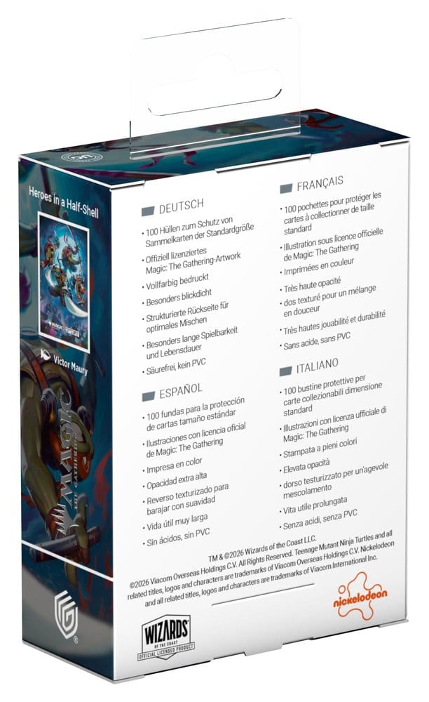 Ultimate Guard Art Sleeves Magic: The Gathering | Teenage Mutant Ninja Turtles - Heroes in a Half Shell Image 3