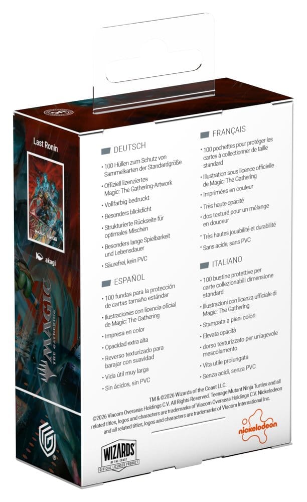 Ultimate Guard Art Sleeves Magic: The Gathering | Teenage Mutant Ninja Turtles - Last Ronin Image 3