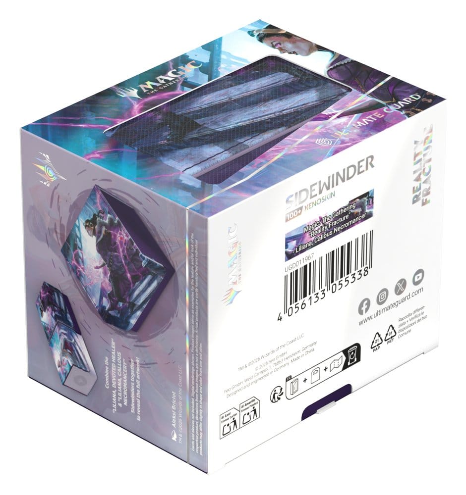 Ultimate Guard Sidewinder 100+ Xenoskin Magic: The Gathering "Reality Fracture" - Liliana, Callous Necromancer Image 14