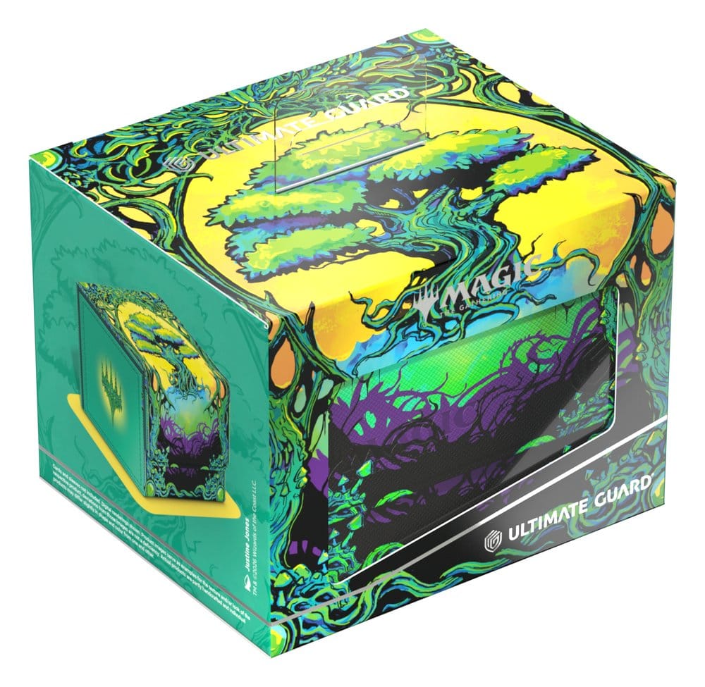 Ultimate Guard Sidewinder 100+ Xenoskin Magic: The Gathering  "Mana Token" - Forest Image 12