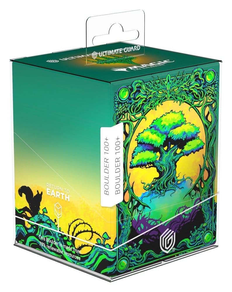 Ultimate Guard RTE Boulder 100+ Magic: The Gathering  "Mana Token" - Forest Image 9