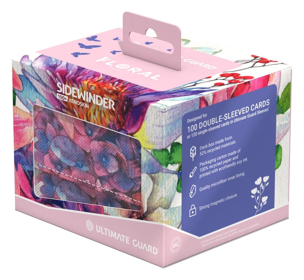 Ultimate Guard Sidewinder 100+ Xenoskin "Floral Places" - Lotus Bloom Image 9