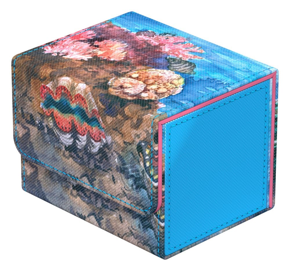 Ultimate Guard Sidewinder 100+ Xenoskin "Coral Places" - Seablue Hush Image 1