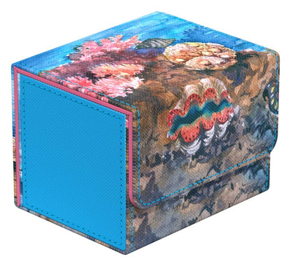 Ultimate Guard Sidewinder 100+ Xenoskin "Coral Places" - Seablue Hush Image 2