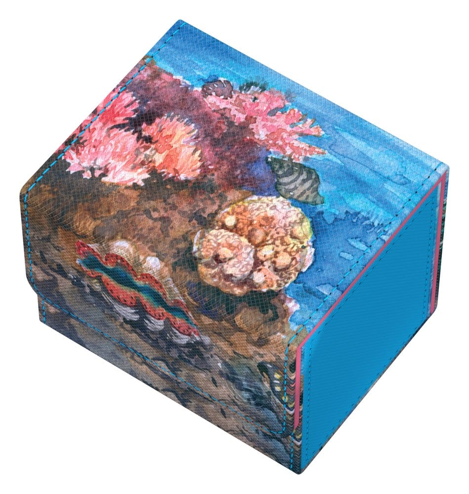 Ultimate Guard Sidewinder 100+ Xenoskin "Coral Places" - Seablue Hush Image 3