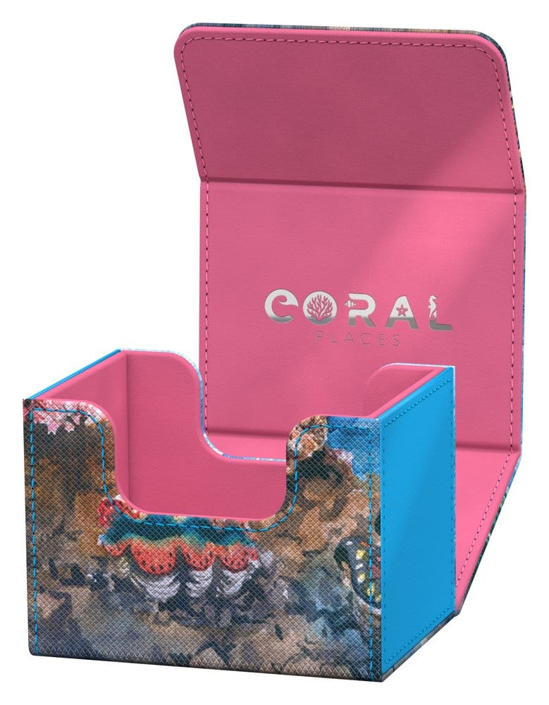 Ultimate Guard Sidewinder 100+ Xenoskin "Coral Places" - Seablue Hush Image 6