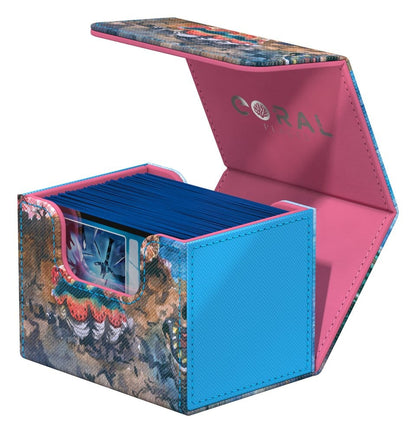 Ultimate Guard Sidewinder 100+ Xenoskin "Coral Places" - Seablue Hush Image 7