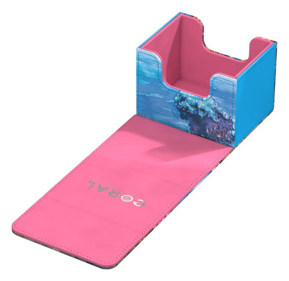 Ultimate Guard Sidewinder 100+ Xenoskin "Coral Places" - Seablue Hush Image 11