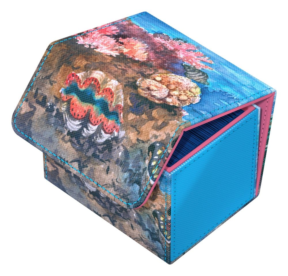 Ultimate Guard Sidewinder 100+ Xenoskin "Coral Places" - Seablue Hush Image 12