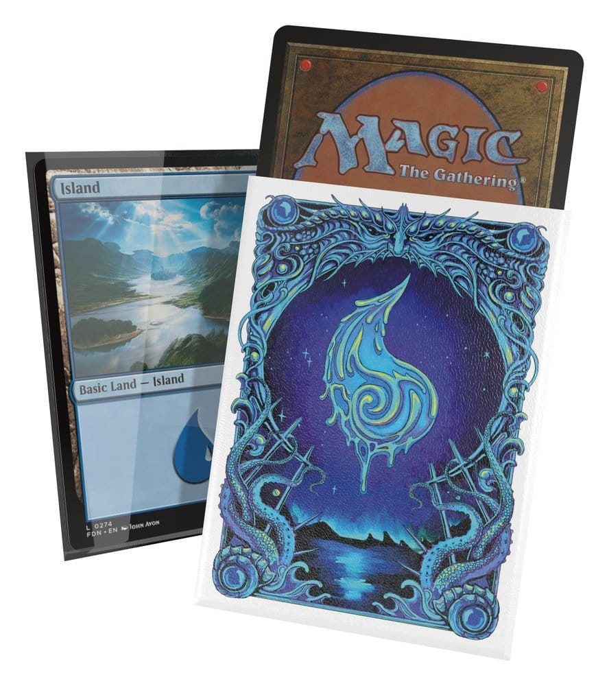 Ultimate Guard Art Sleeves Magic: The Gathering  "Mana Token" - Island Image 6