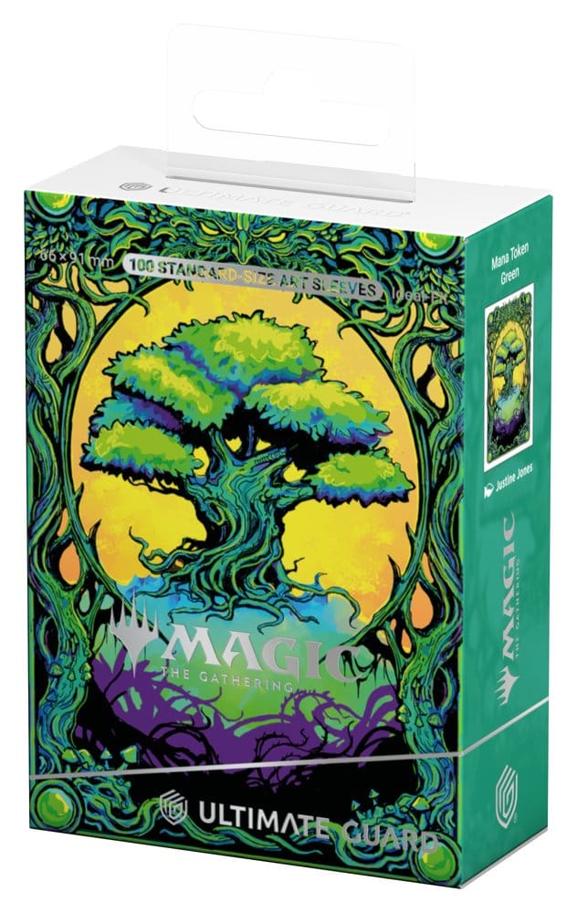 Ultimate Guard Art Sleeves Magic: The Gathering  "Mana Token" - Forest Image 2