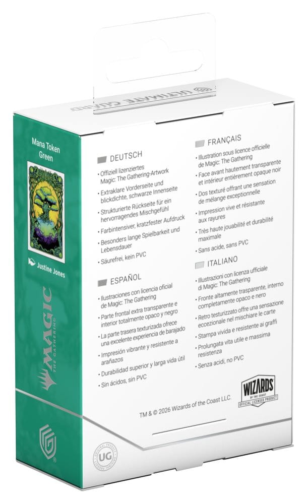 Ultimate Guard Art Sleeves Magic: The Gathering  "Mana Token" - Forest Image 3