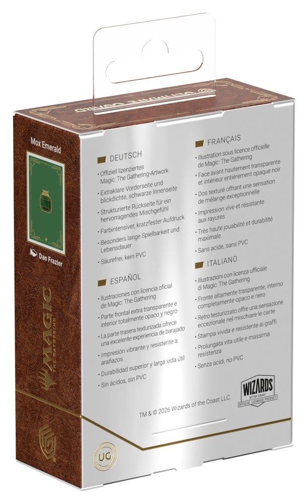 Ultimate Guard Art Sleeves Magic: The Gathering "Mox Collection" - Emerald Image 3