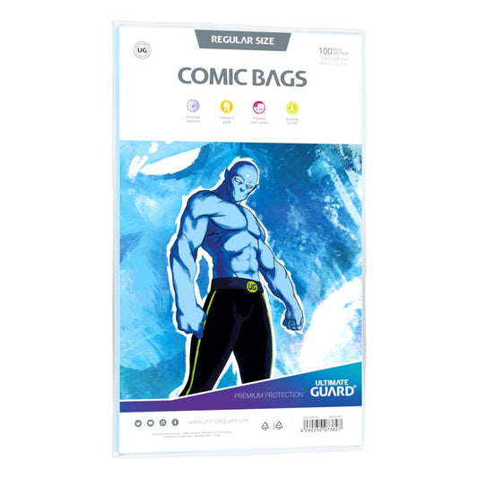 Ultimate Guard Comic Bags Standard (100) - Regular Size Image 1