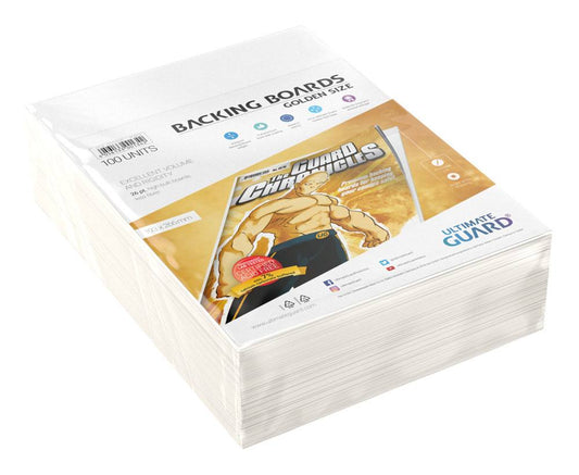 Ultimate Guard Comic Backing Boards (100) - Golden Size Image