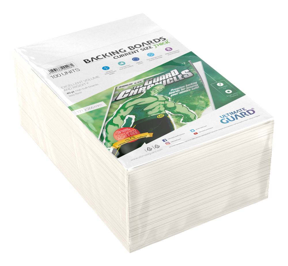 Ultimate Guard Comic Backing Boards (100) - Current Size Thick Image