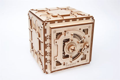 Ugears 3D-Holzpuzzle Tresor Image 1