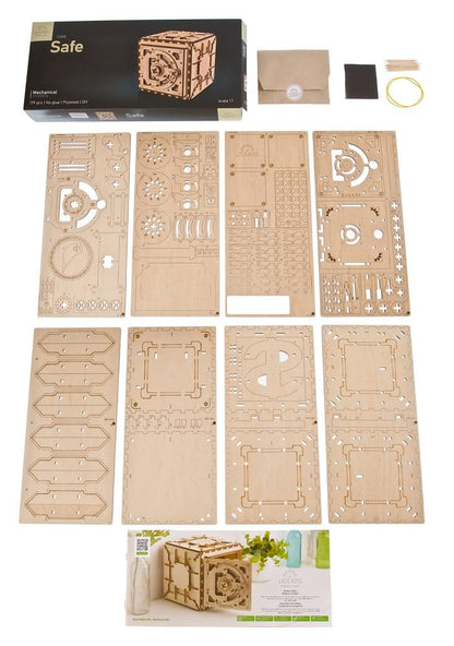 Ugears 3D-Holzpuzzle Tresor Image 4
