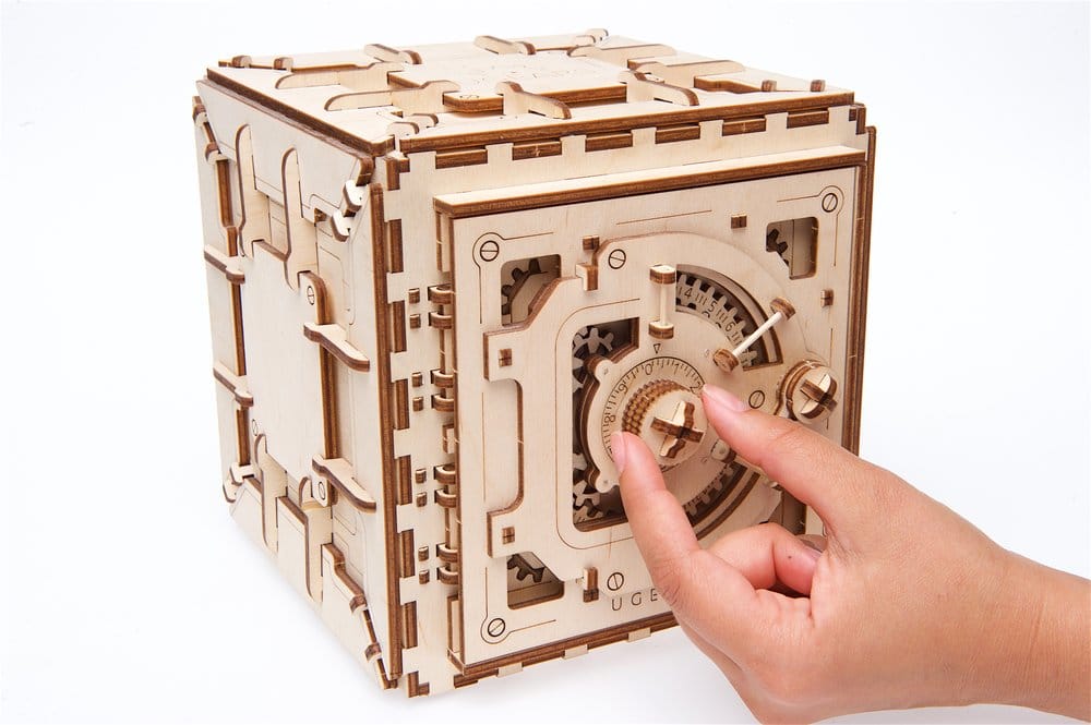 Ugears 3D-Holzpuzzle Tresor Image 7