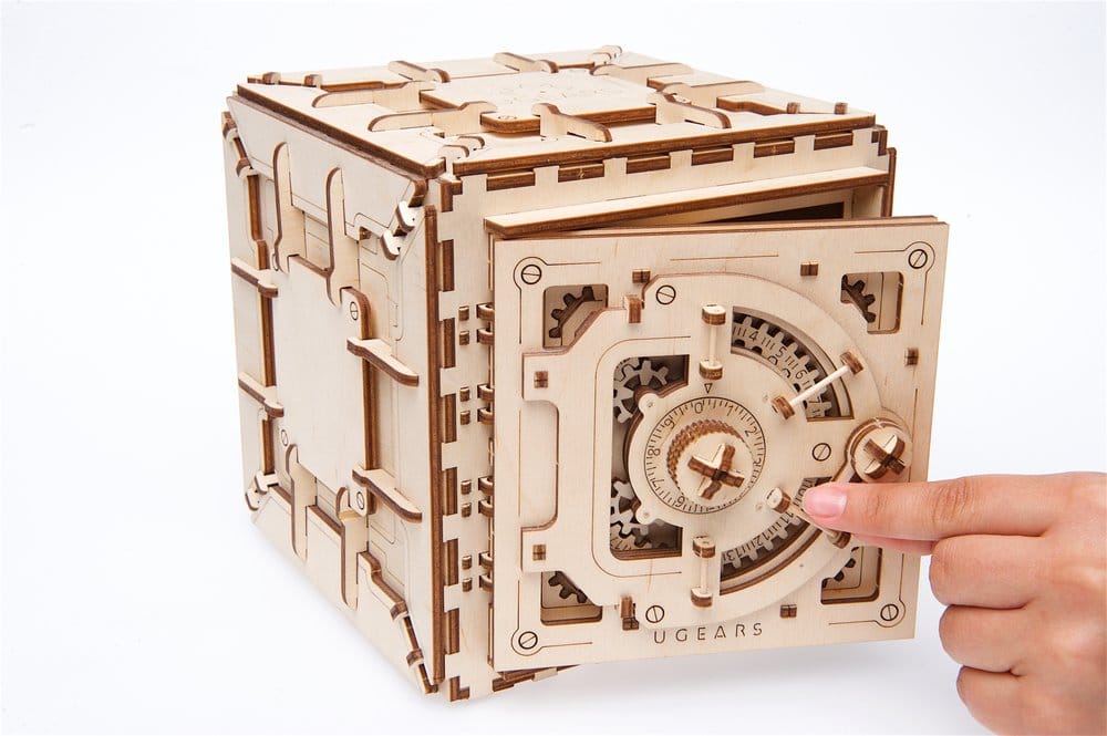 Ugears 3D-Holzpuzzle Tresor Image 8