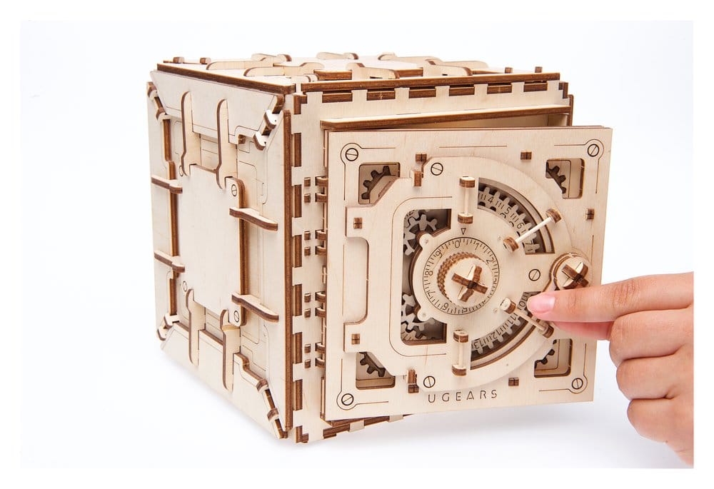 Ugears 3D-Holzpuzzle Tresor Image 9