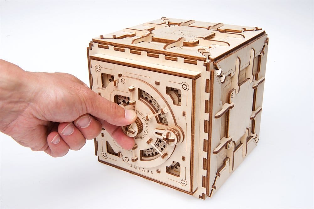Ugears 3D-Holzpuzzle Tresor Image 11