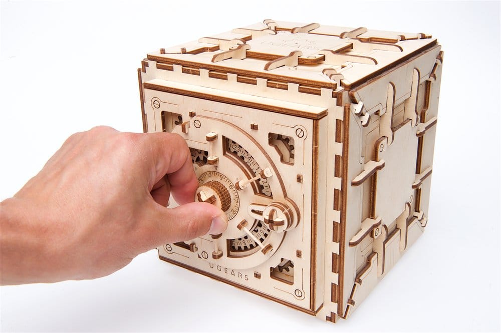 Ugears 3D-Holzpuzzle Tresor Image 12