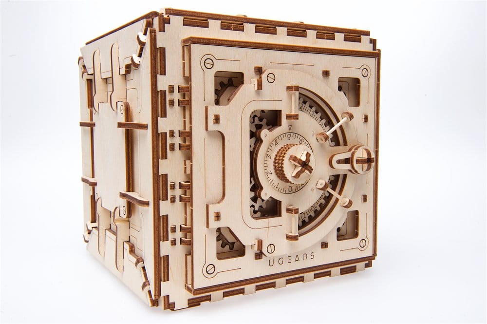 Ugears 3D-Holzpuzzle Tresor Image 14