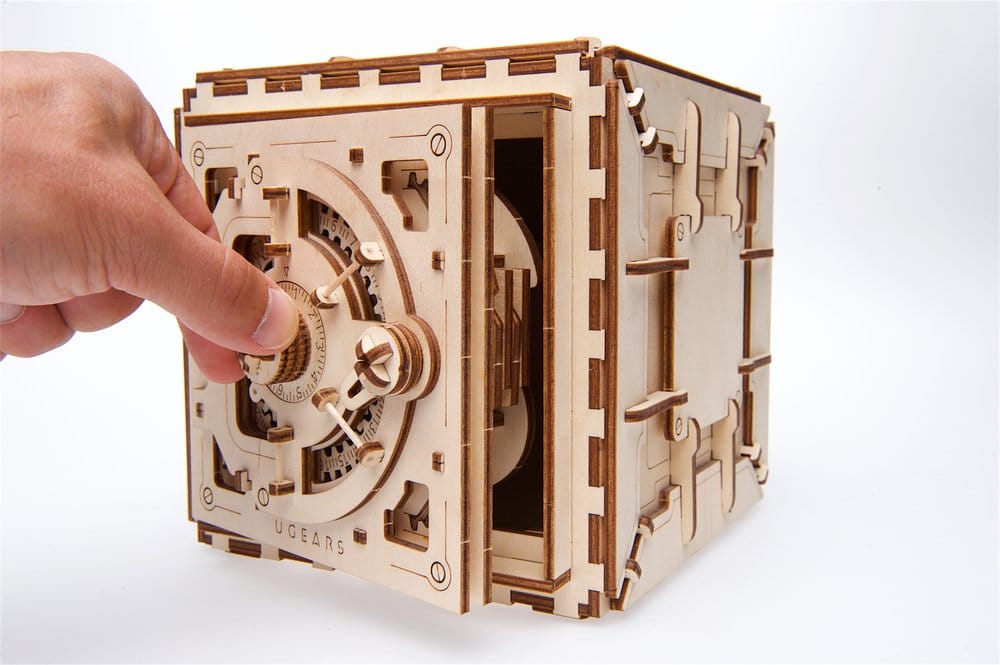 Ugears 3D-Holzpuzzle Tresor Image 16