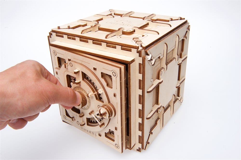 Ugears 3D-Holzpuzzle Tresor Image 17