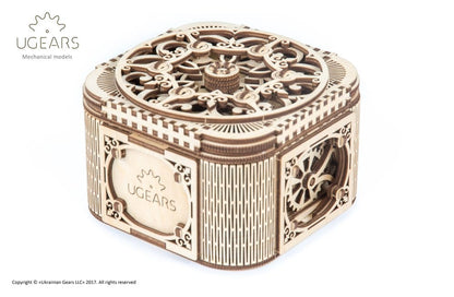 Ugears 3D-Holzpuzzle Schatzkästchen Image 1