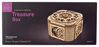 Ugears 3D-Holzpuzzle Schatzkästchen Image 2