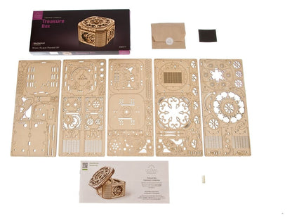 Ugears 3D-Holzpuzzle Schatzkästchen Image 4