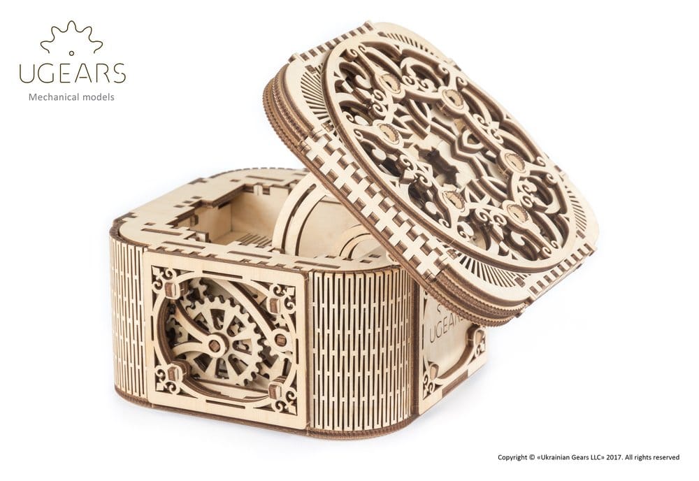 Ugears 3D-Holzpuzzle Schatzkästchen Image 5