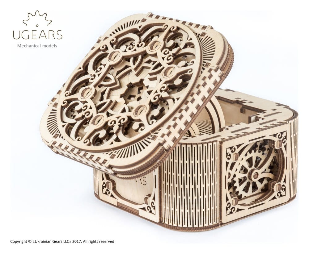 Ugears 3D-Holzpuzzle Schatzkästchen Image 6