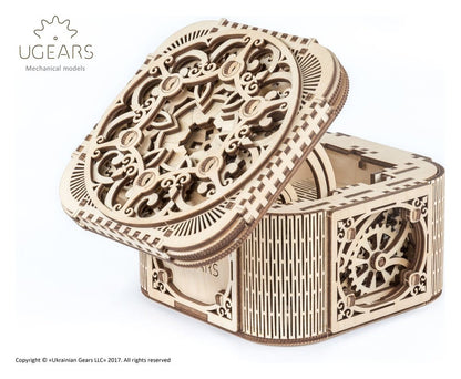 Ugears 3D-Holzpuzzle Schatzkästchen Image 6
