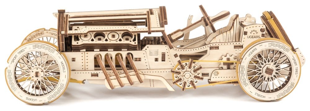 Ugears 3D-Holzpuzzle U-9 Grand Prix Auto Image 5