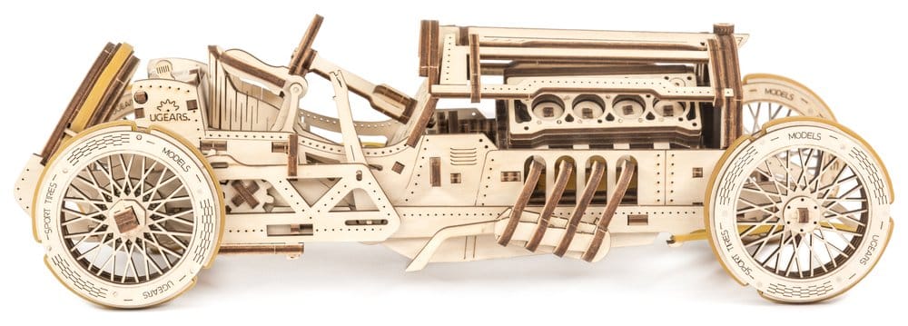 Ugears 3D-Holzpuzzle U-9 Grand Prix Auto Image 6