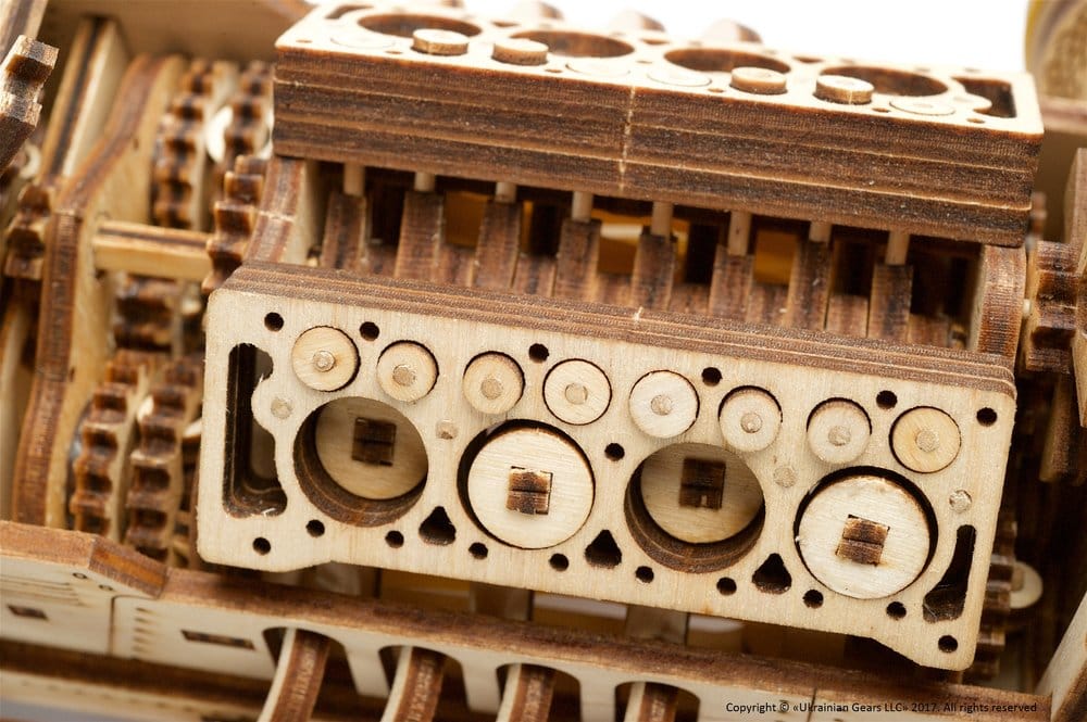 Ugears 3D-Holzpuzzle U-9 Grand Prix Auto Image 8